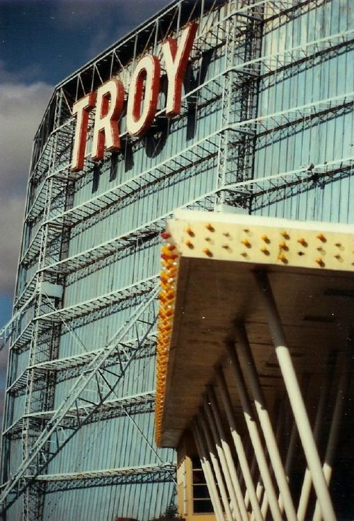 Troy Drive-In Theatre - Screen And Awning From Jim